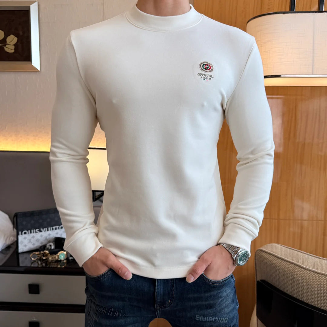 Cashmere long-sleeved T-shirt-2