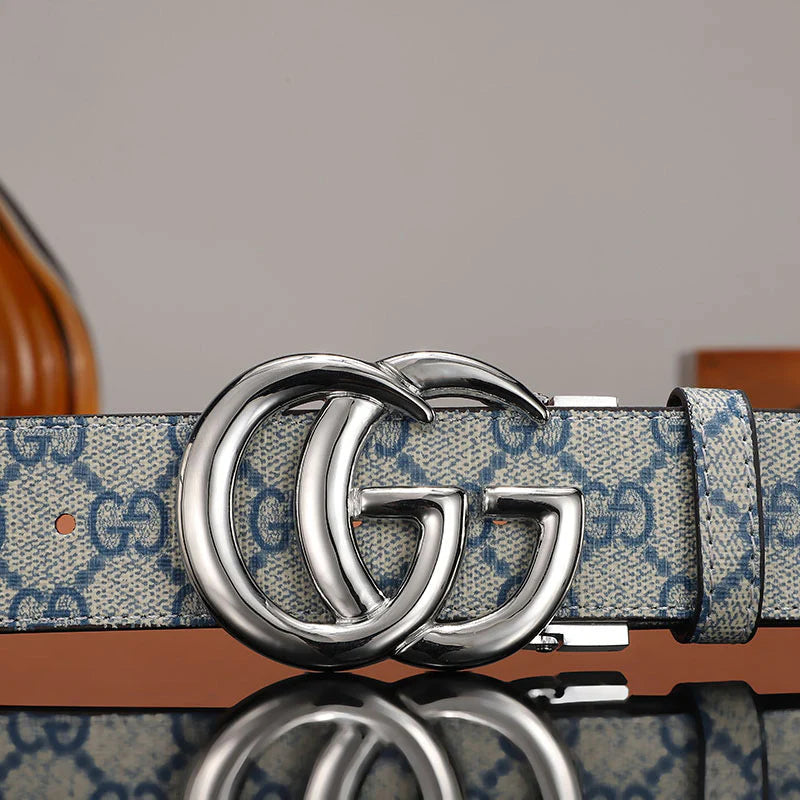 3 Colors luxury printed letter leather belt