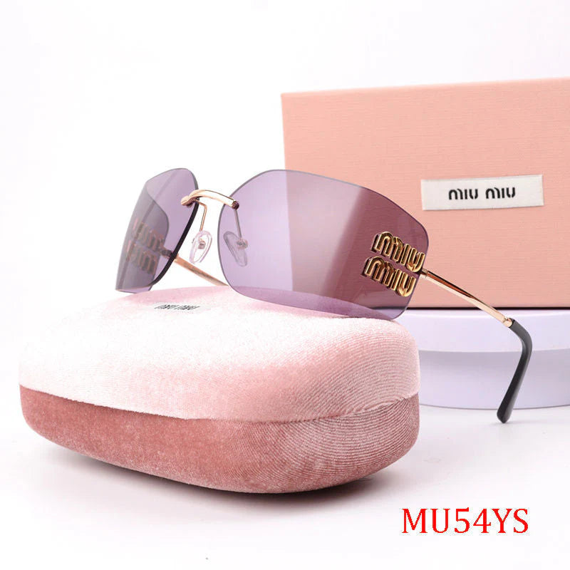 Fashionable frameless sunglasses