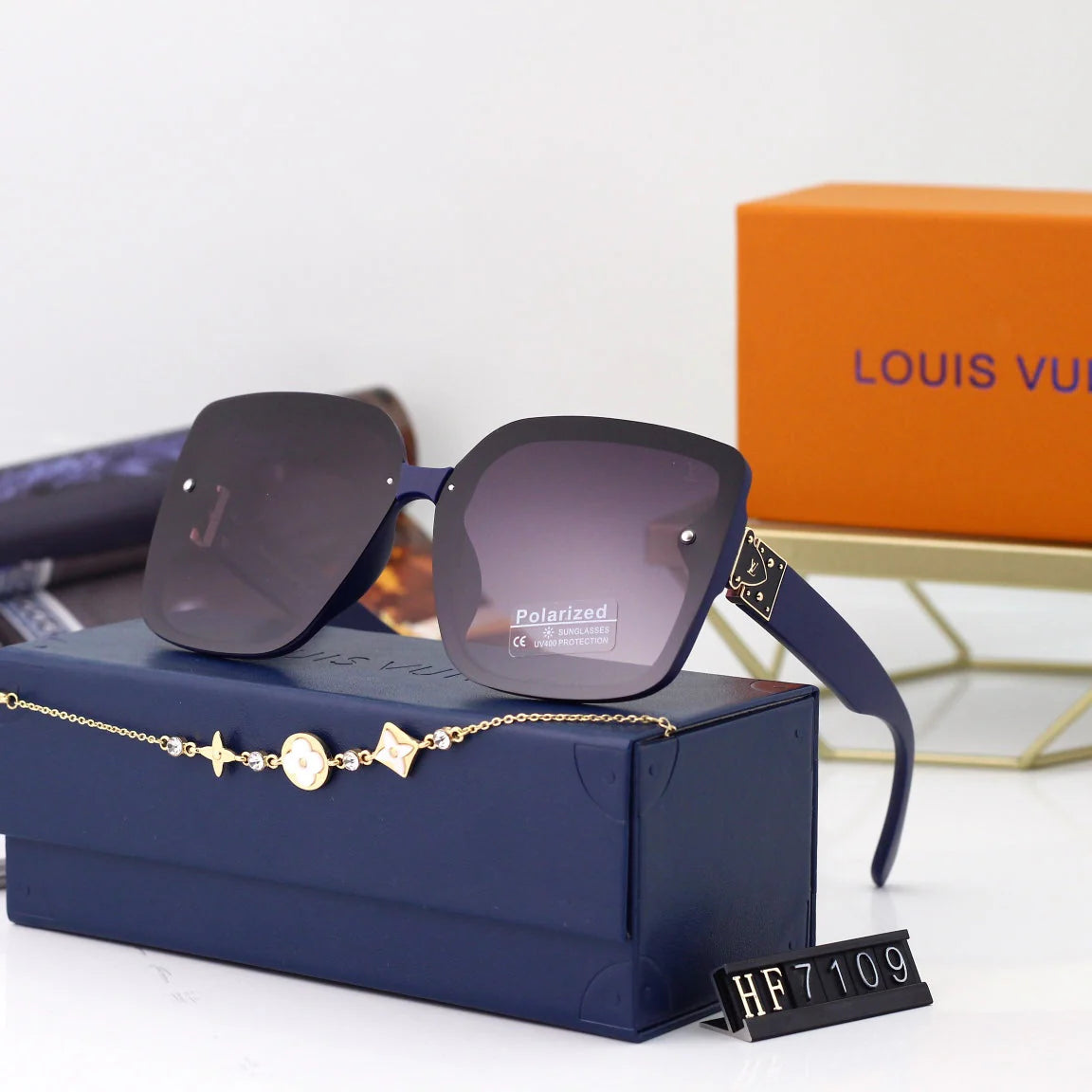 Large frame UV protection sunglasses