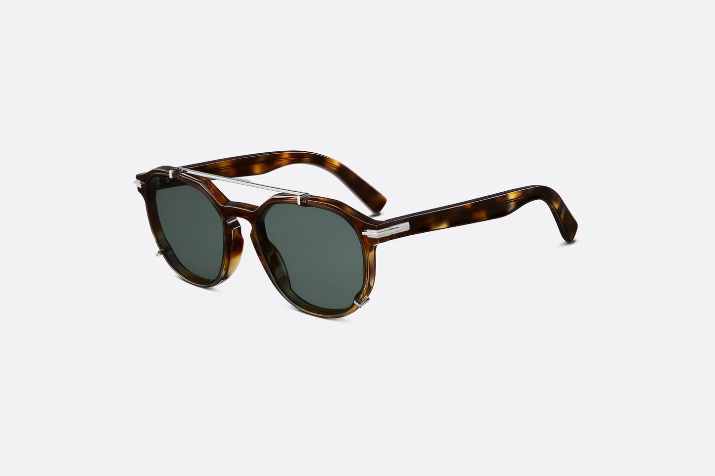 Brown Tortoiseshell-Effect Pantos Sunglasses