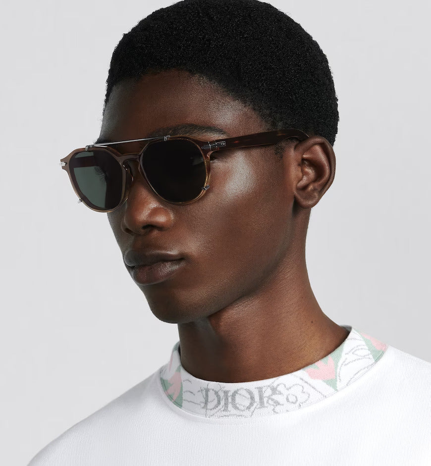 Brown Tortoiseshell-Effect Pantos Sunglasses