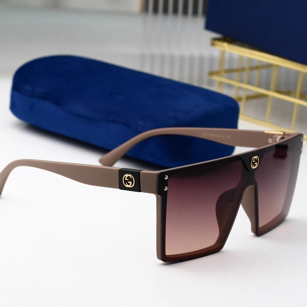 Large frame retro sunglasses