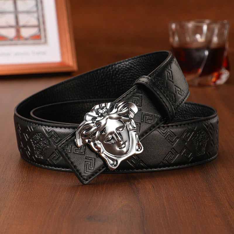 Medusa Leather Belt