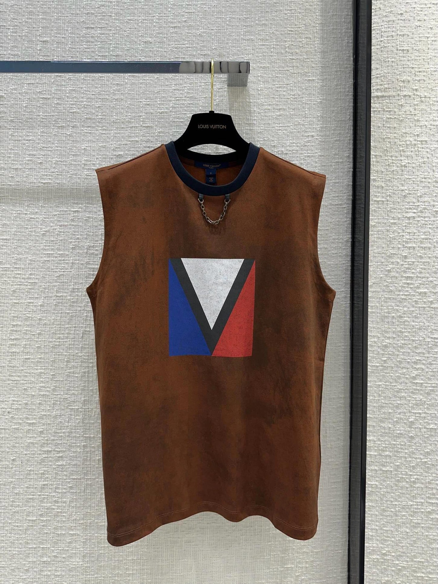 geometric pattern vest