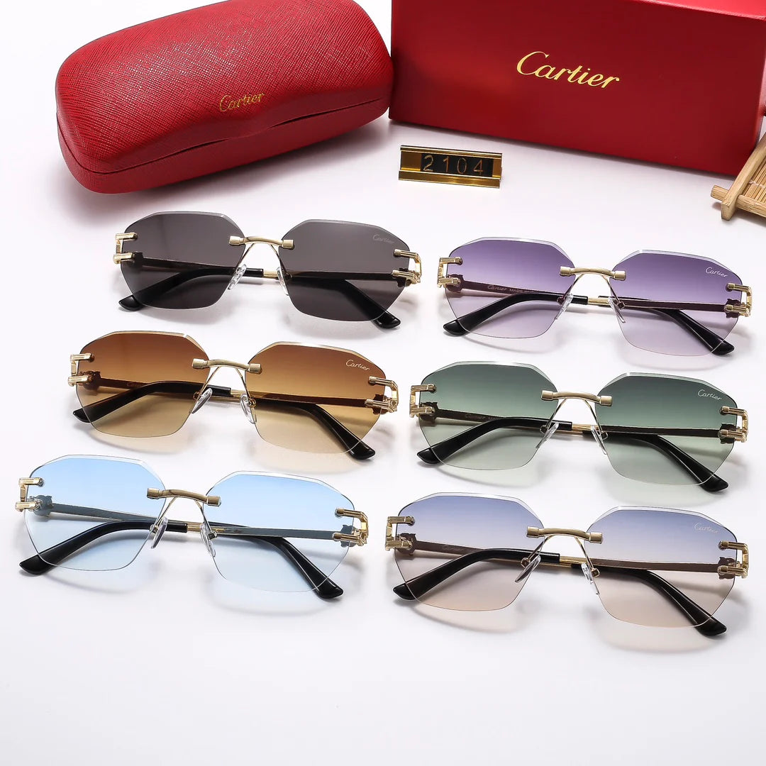 Fashion Frameless Sunglasses 2104