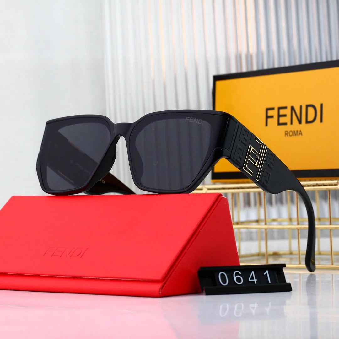 High-end large-frame slim sunglasses