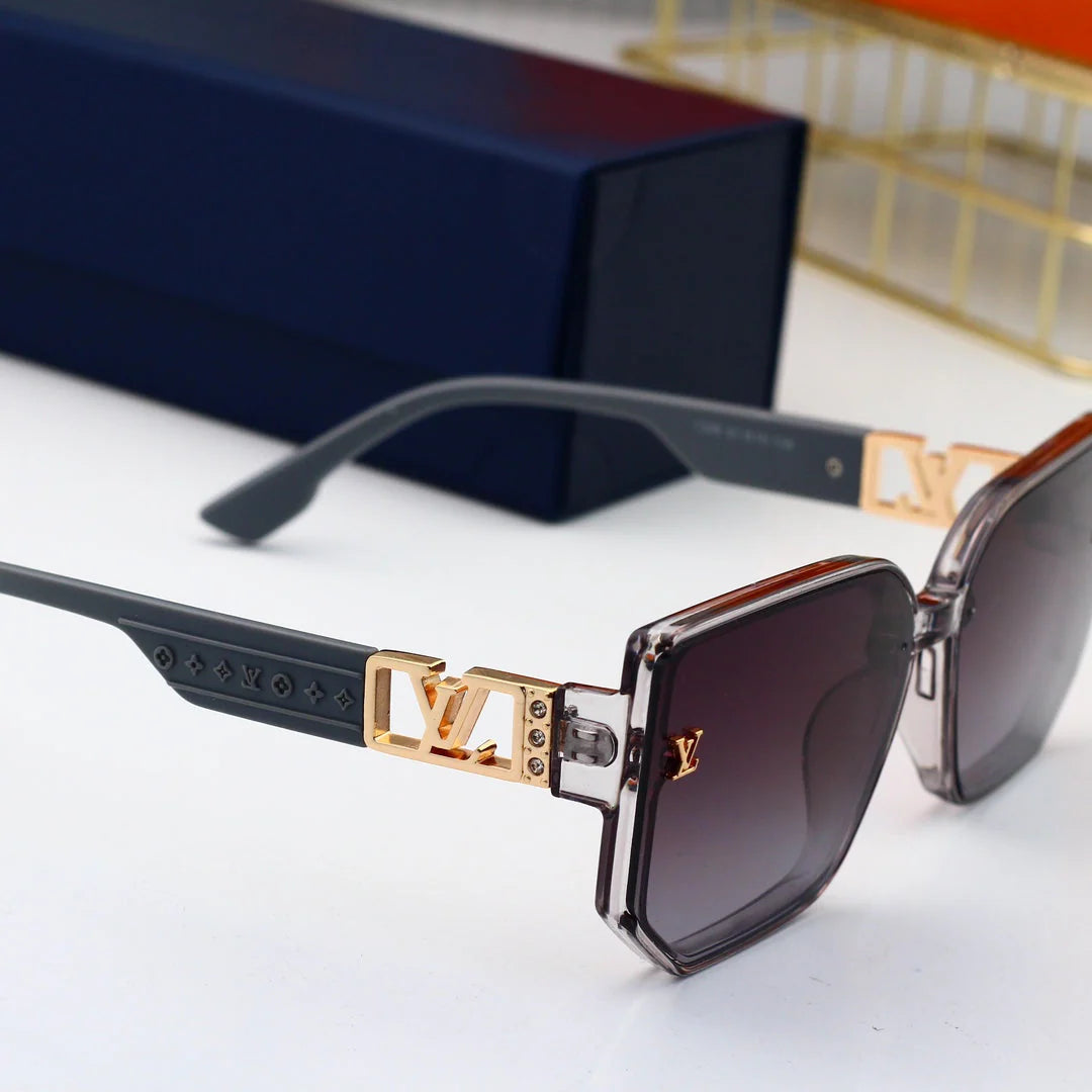 Retro Square Frame Sunglasses