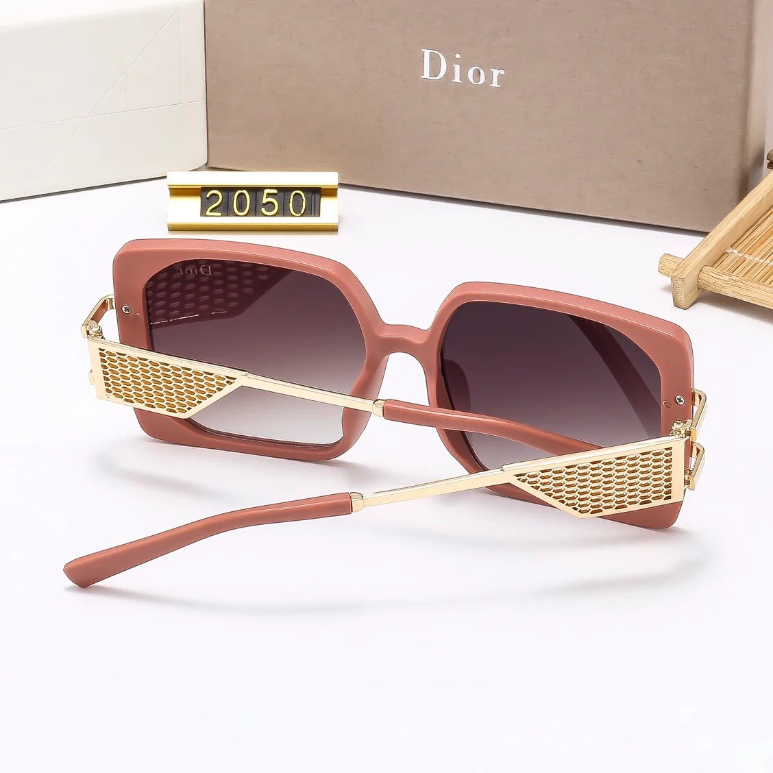 Large frame metal sunglasses