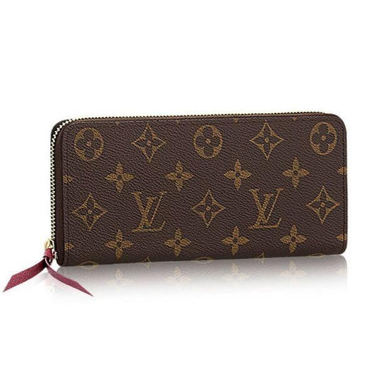 LL Monogram Canvas Clemence Wallet M60742 Fuchsia