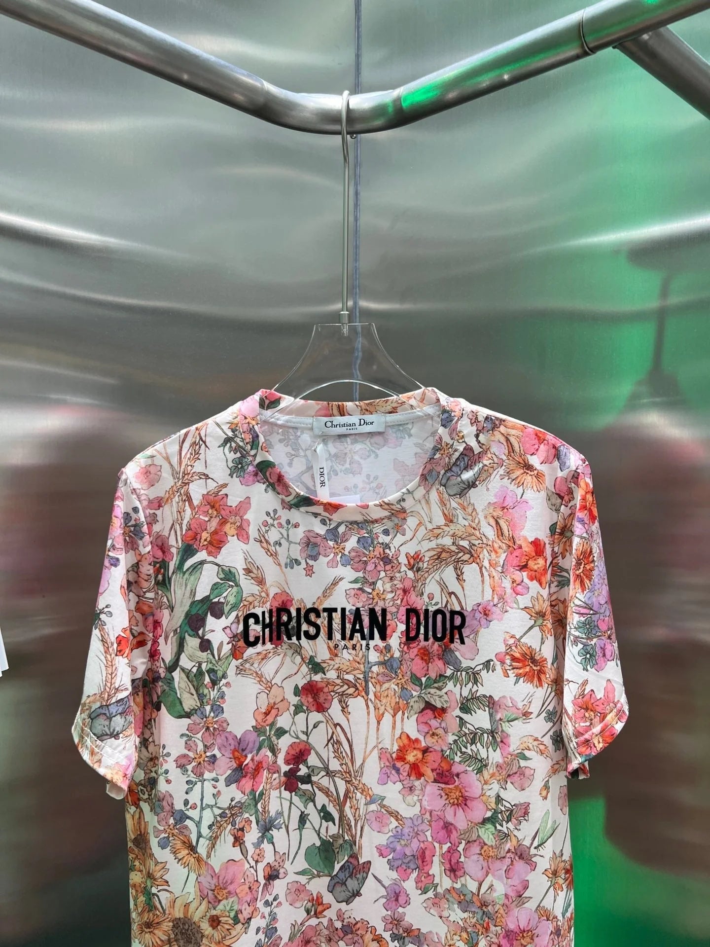 Colorful Floral Print T-shirt