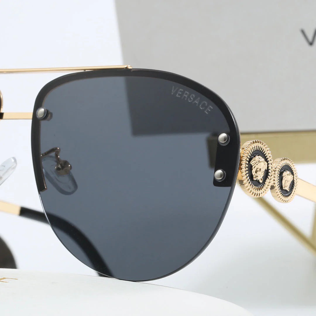 Luxury Metal Medusa Sunglasses 3922