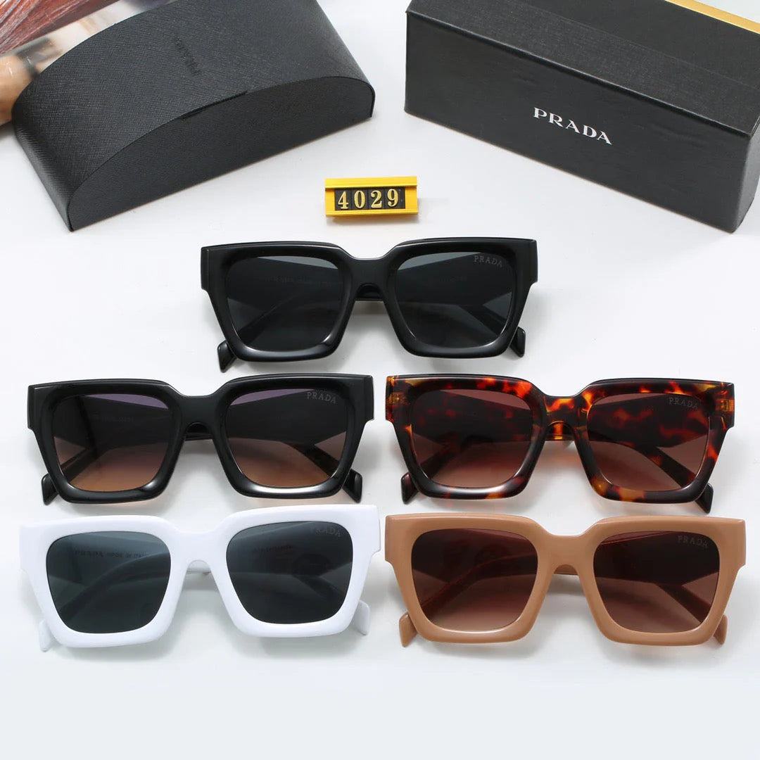 Fashionable square frame universal sunglasses