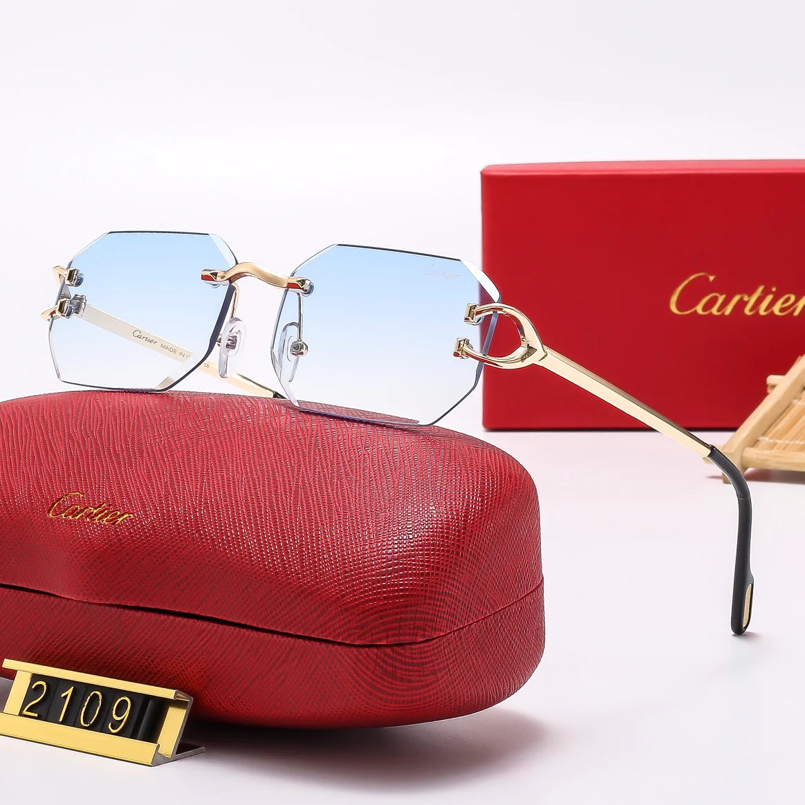 Fashion Frameless Sunglasses2109