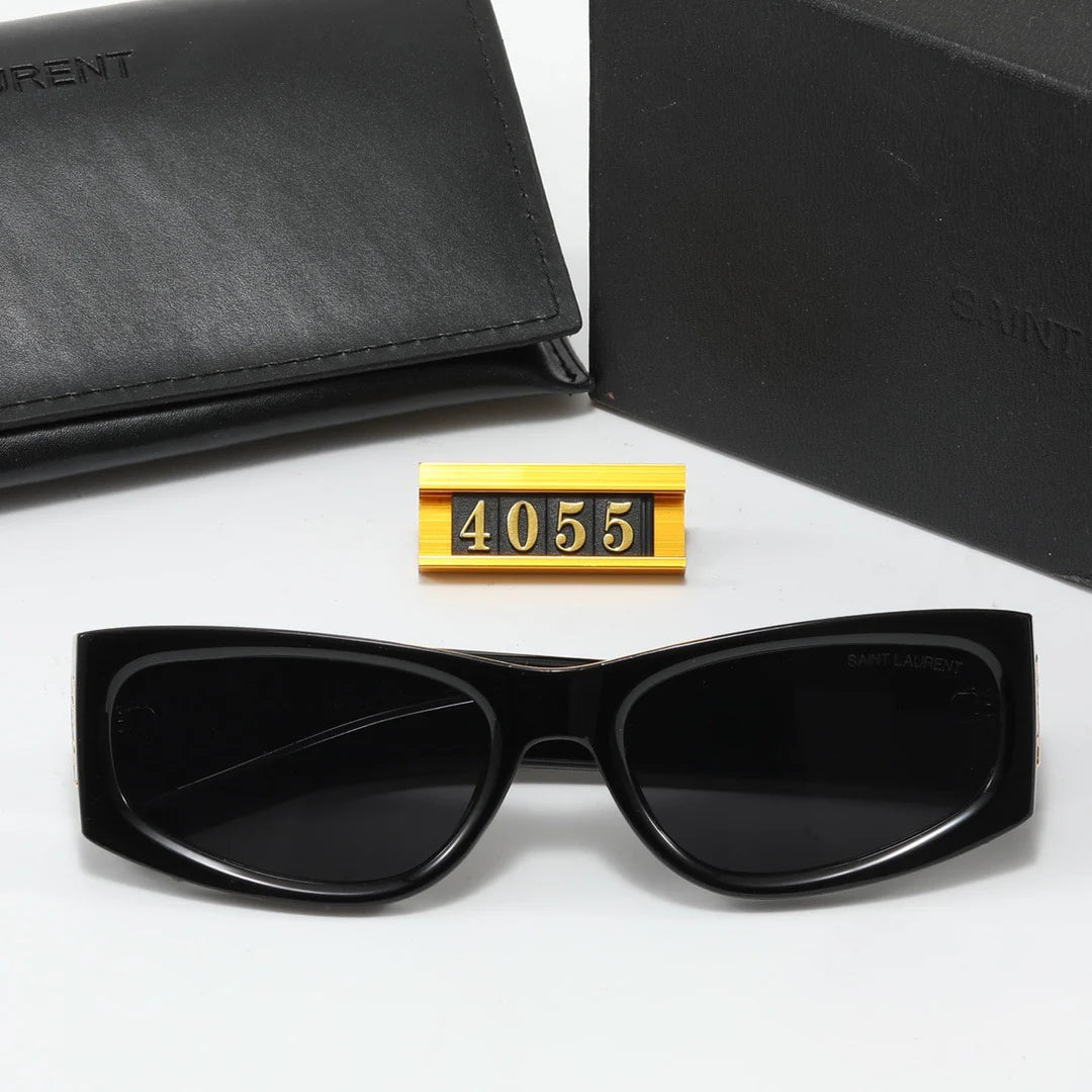 Personalized cat-eye wide-leg sunglasses