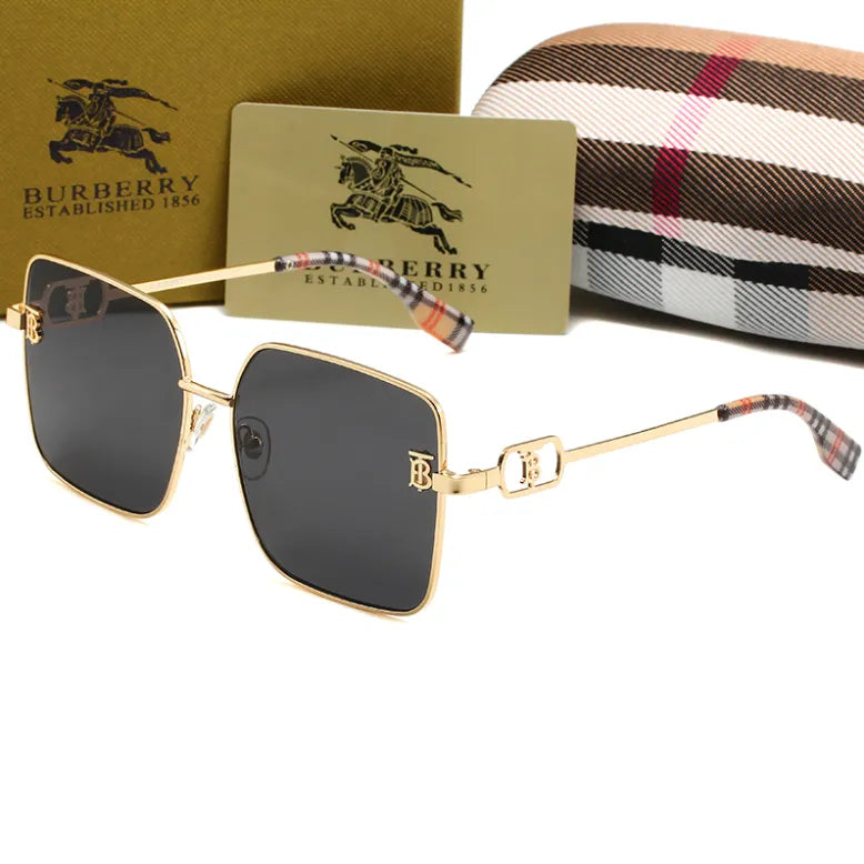 Retro Plaid HD Sunglasses