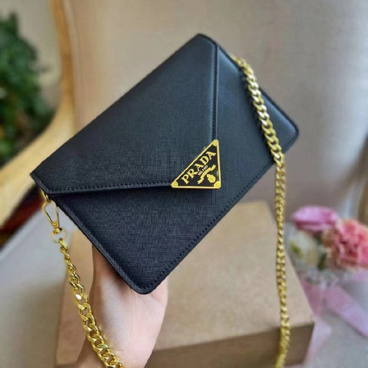 Shoulder Bag With Triangle Logo P1