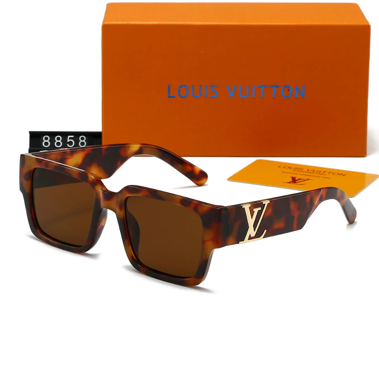 New Square Gradient Millionaire Sunglasses 8858