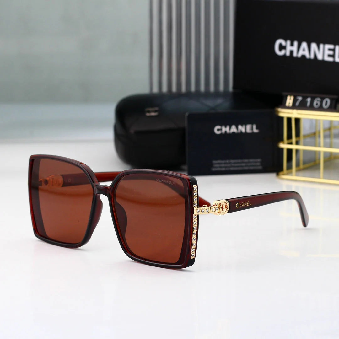 Gradient polarized trendy sunglasses