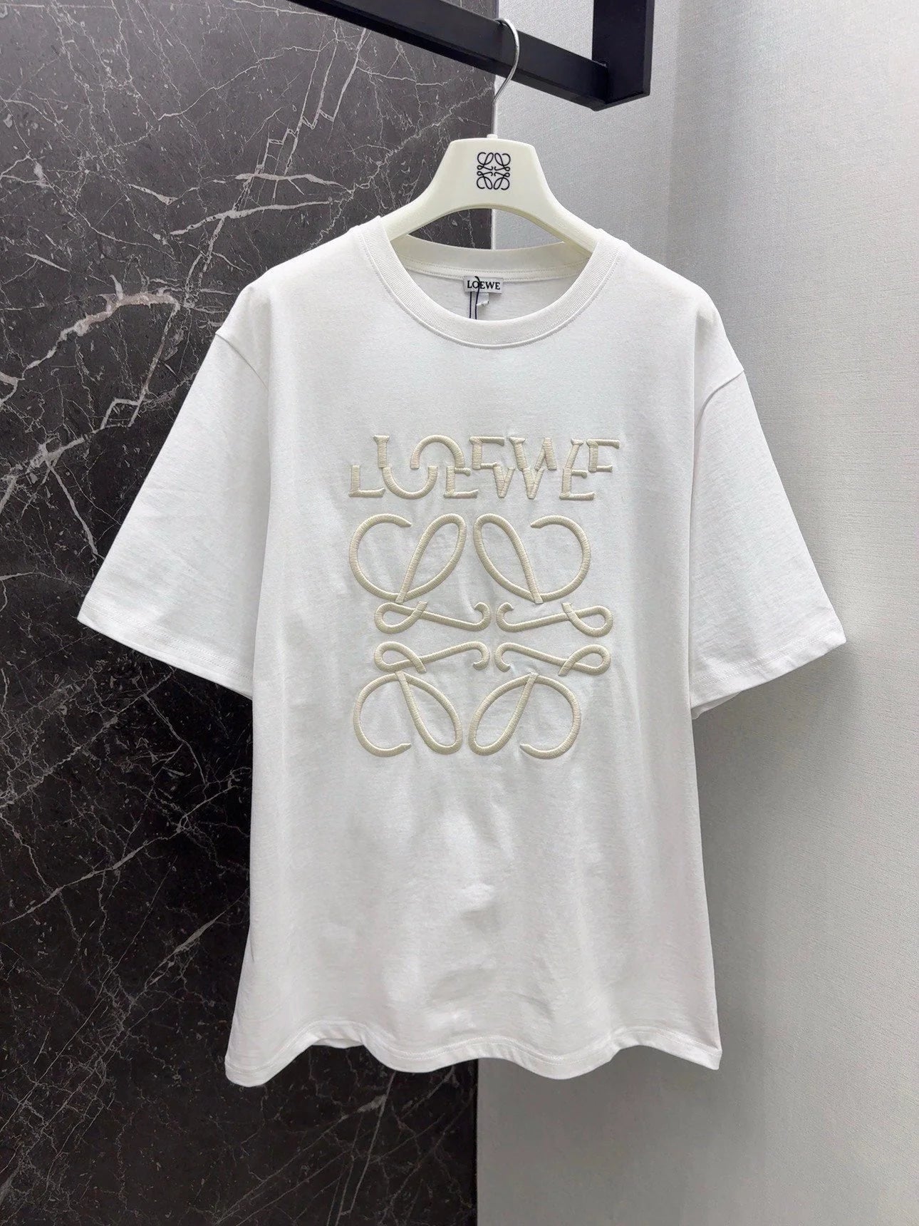 New Irregular Letter Embroidered T-shirt