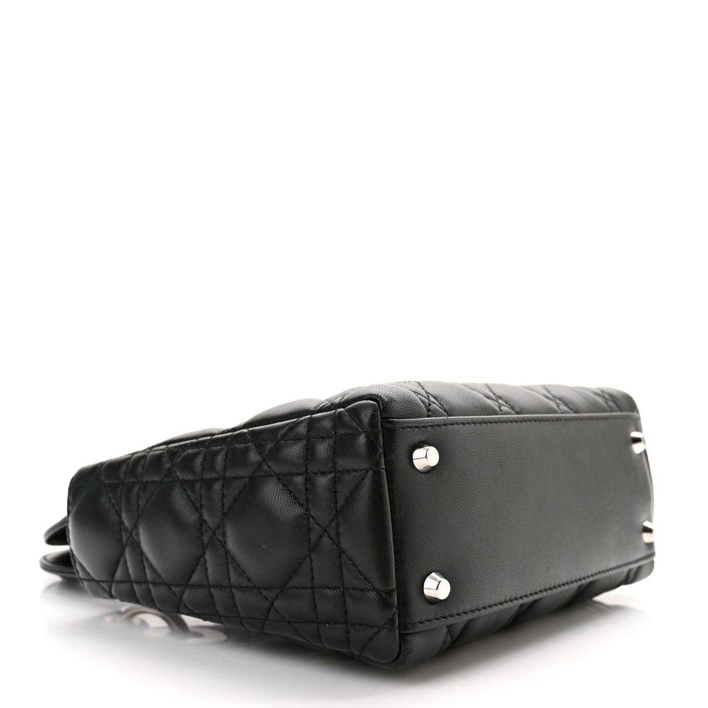 Lambskin Cannage Mini Lady D Black£¨6.5 x 6 x 3 in£©