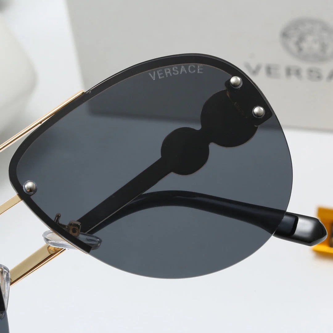 Luxury Metal Medusa Sunglasses 3922