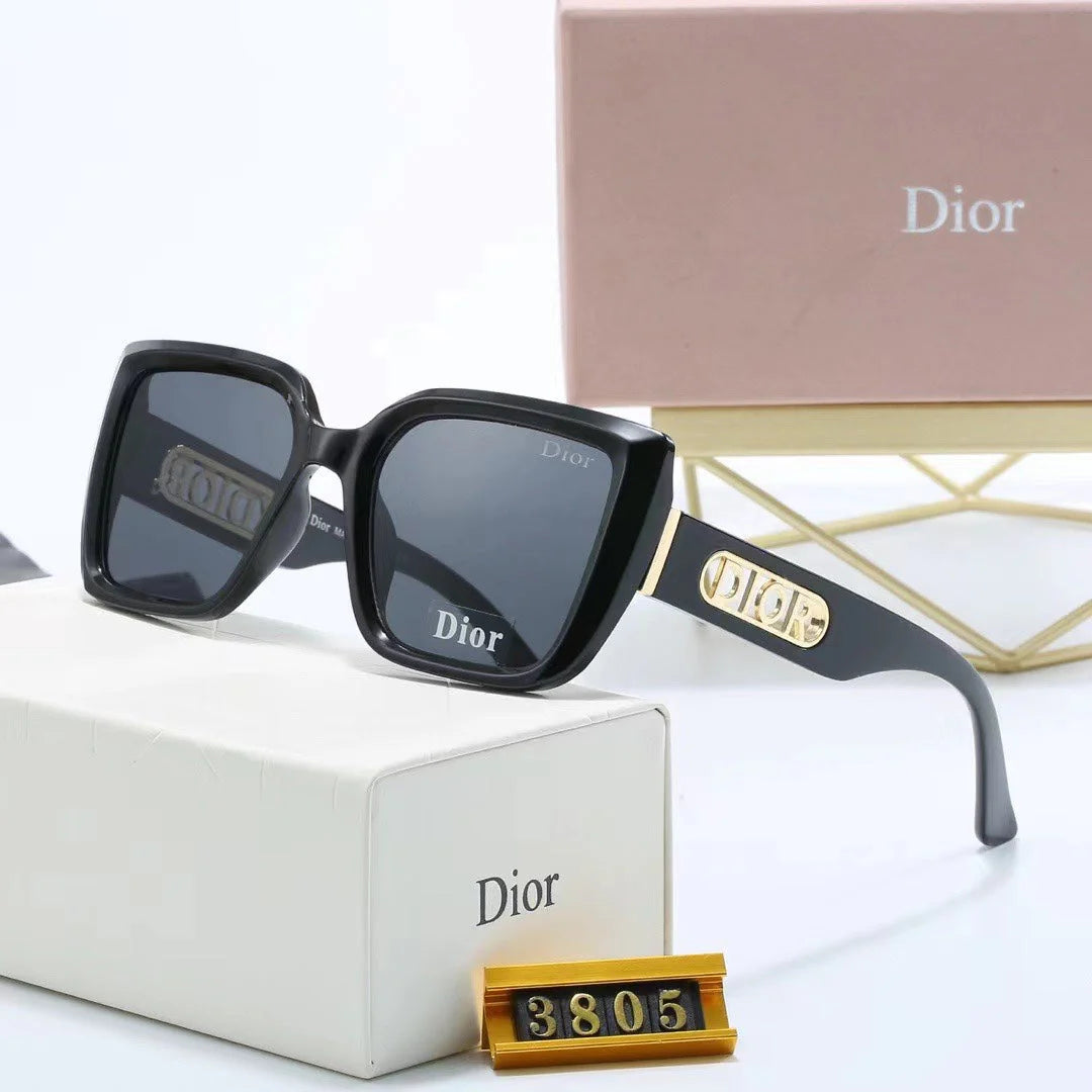 Large Square Frame Sunglasses