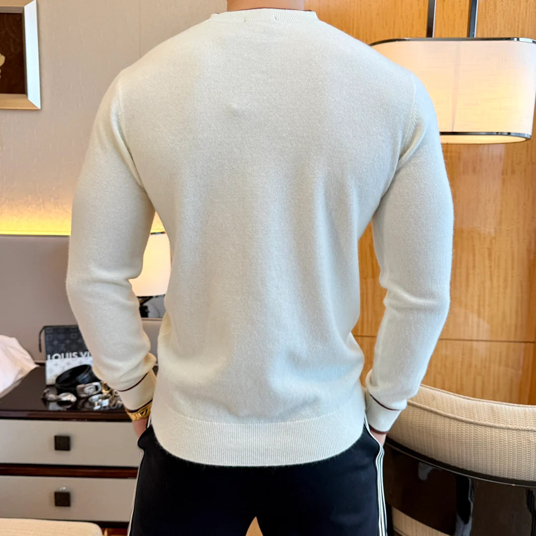 Cashmere long-sleeved T-shirt-3