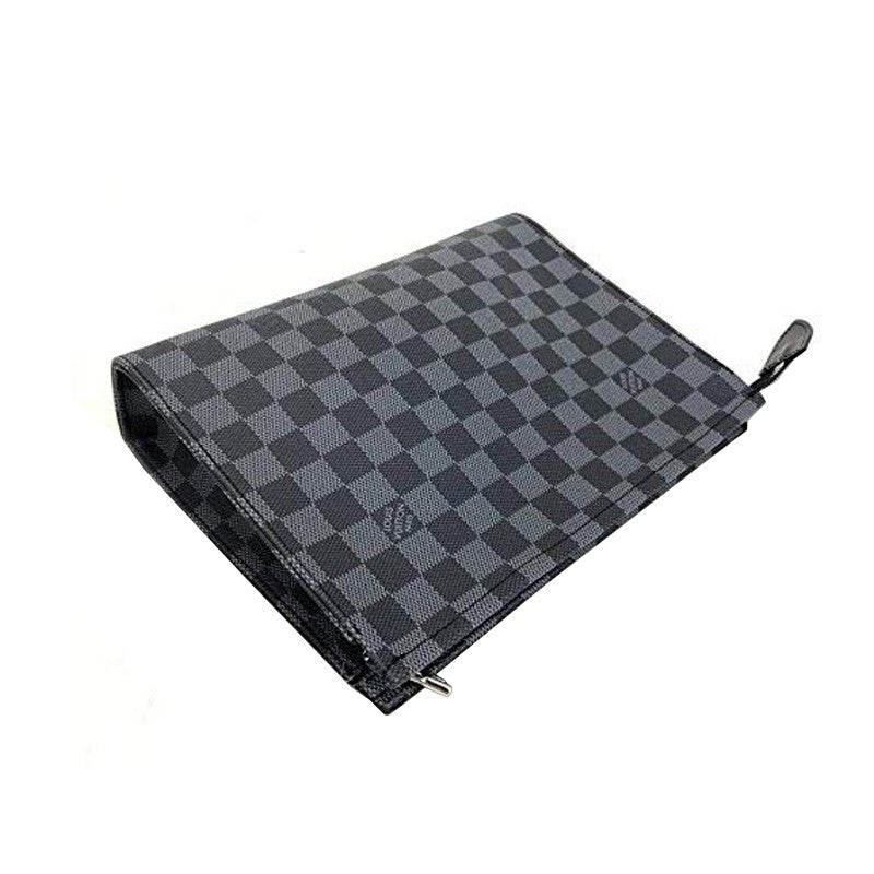 LL Damier Ebene Clutches Black