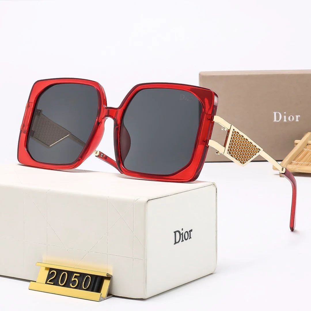 Large frame metal sunglasses