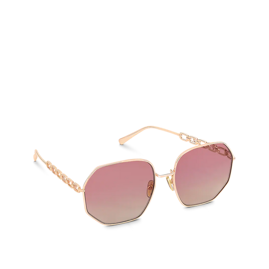 My L Chain Round Sunglasses