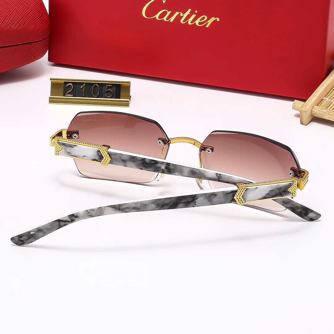 stylish frameless sunglasses 2106