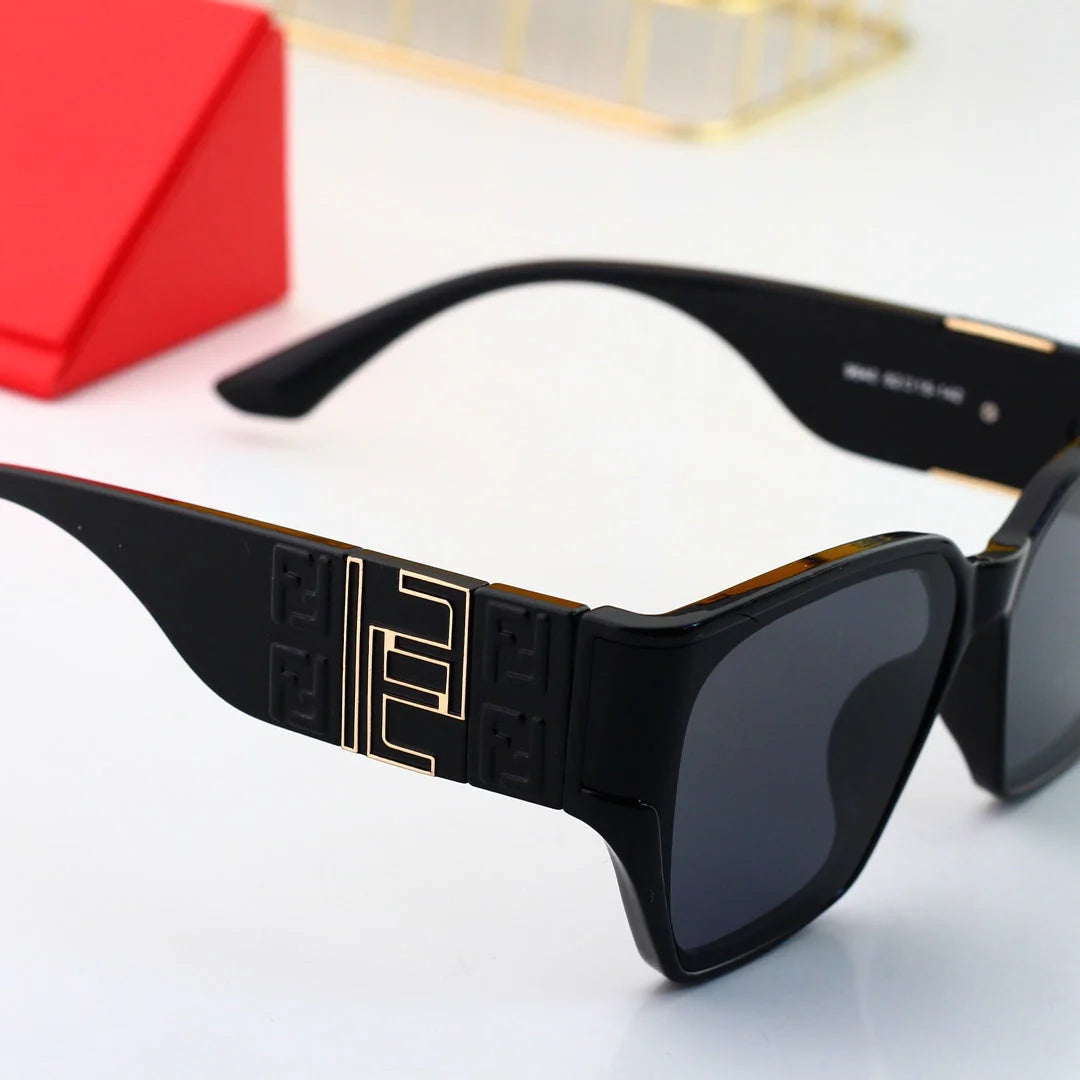 High-end large-frame slim sunglasses