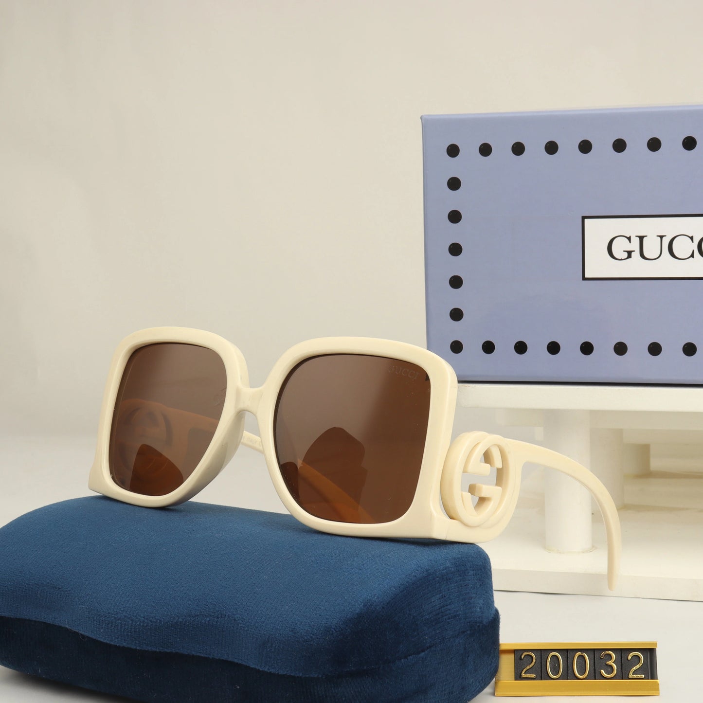 Large frame irregular sunglasses