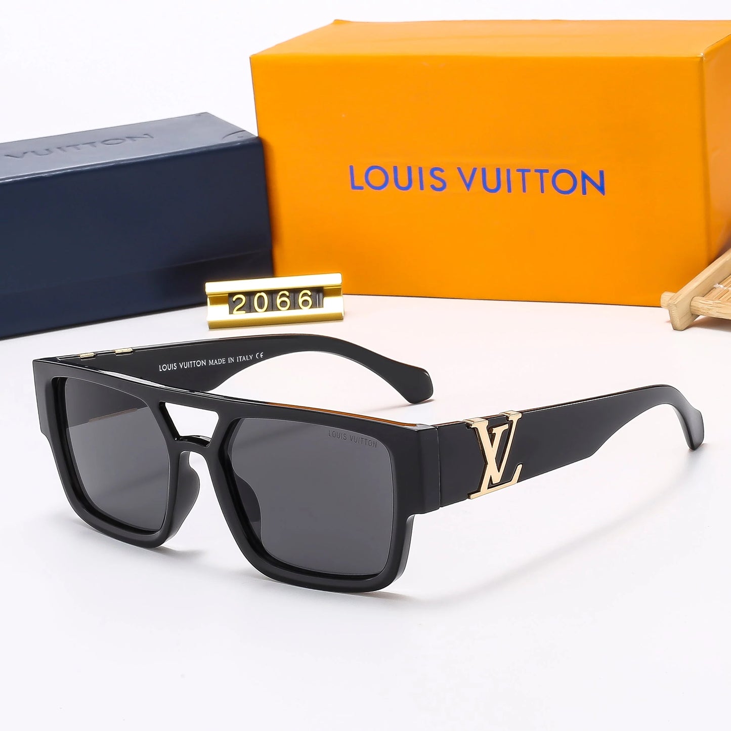 Fashionable double bridge casual sunglasses