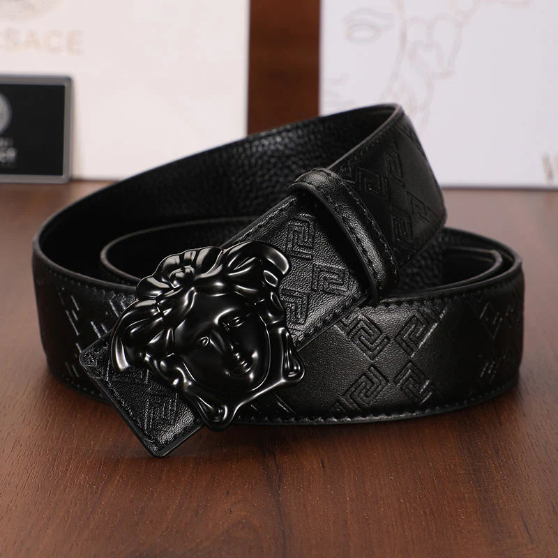 Medusa Leather Belt