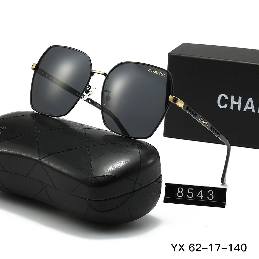 Metal polarized sunglasses