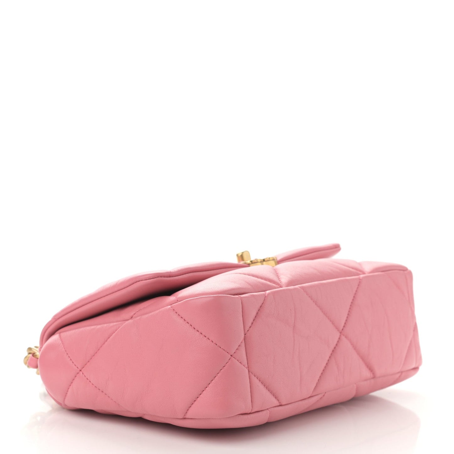 Lambskin Quilted Medium CC 19 Flap Light Pink