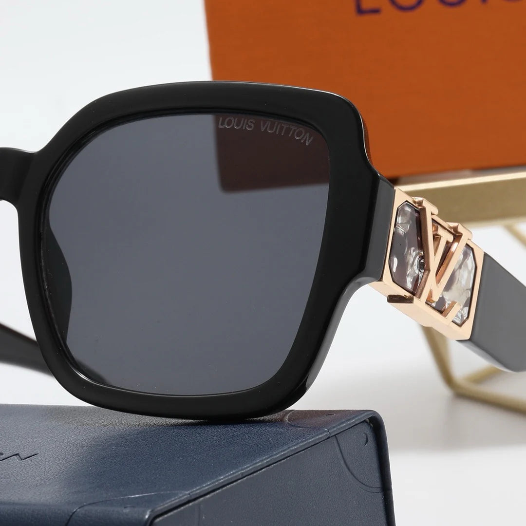 Large frame square trendy personality sunglasses