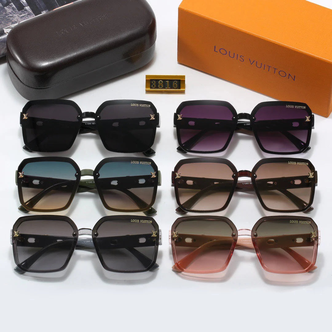 Full Logo Frame Sunglasses