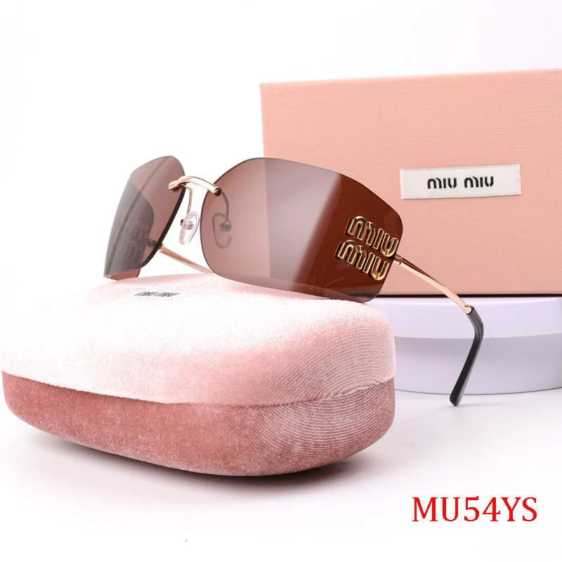 Fashionable frameless sunglasses