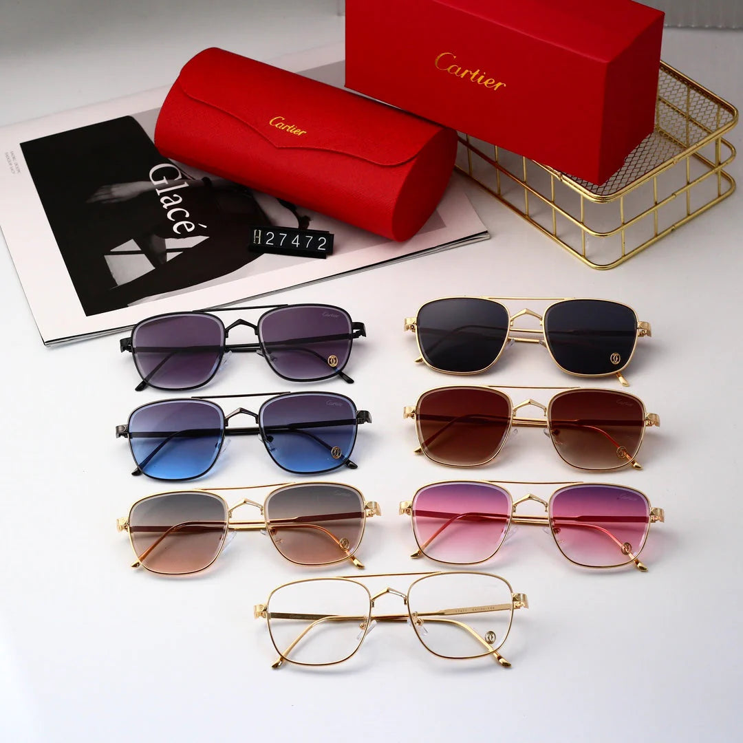 Golden Frame Sunglasses