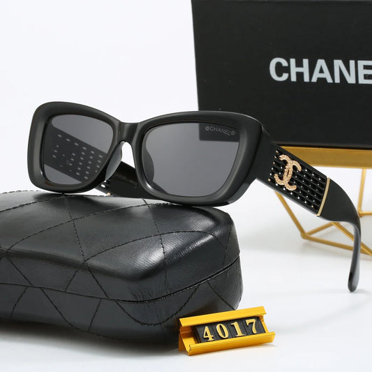 Small frame sunglasses with hollow temples