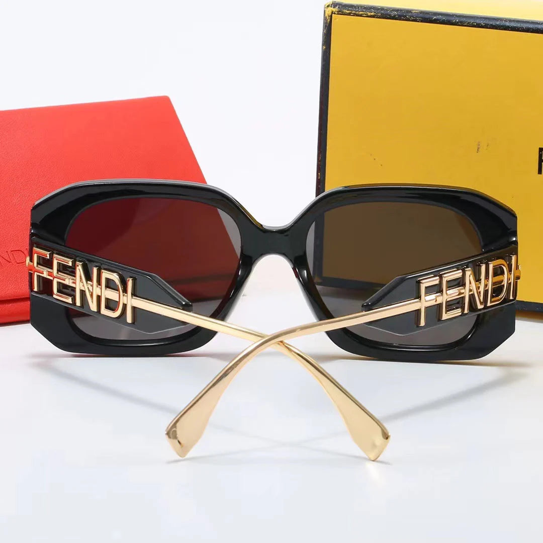 Personalized sunglasses with metal letters