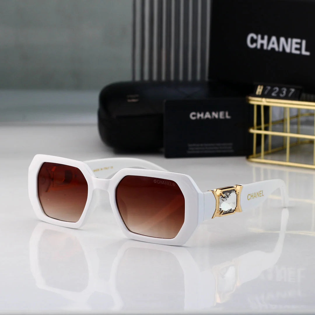 Personalized square diamond sunglasses