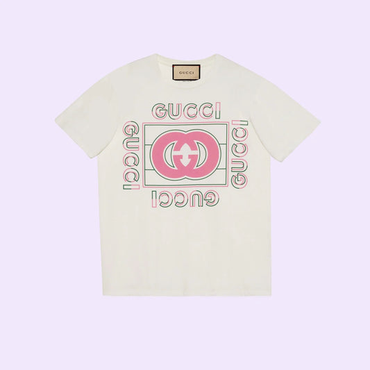 Pink Vintage Print T-SHIRT