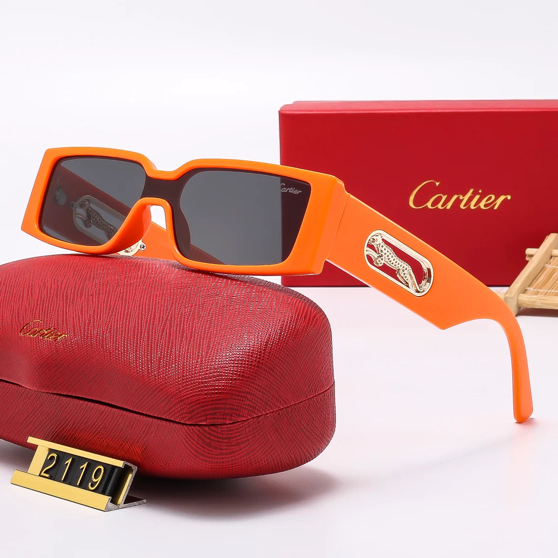 Fashion Border Sunglasses 2119