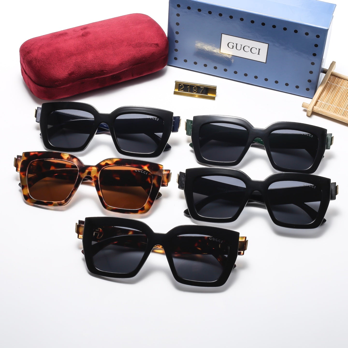 Fashion Square Sunglasses 2197