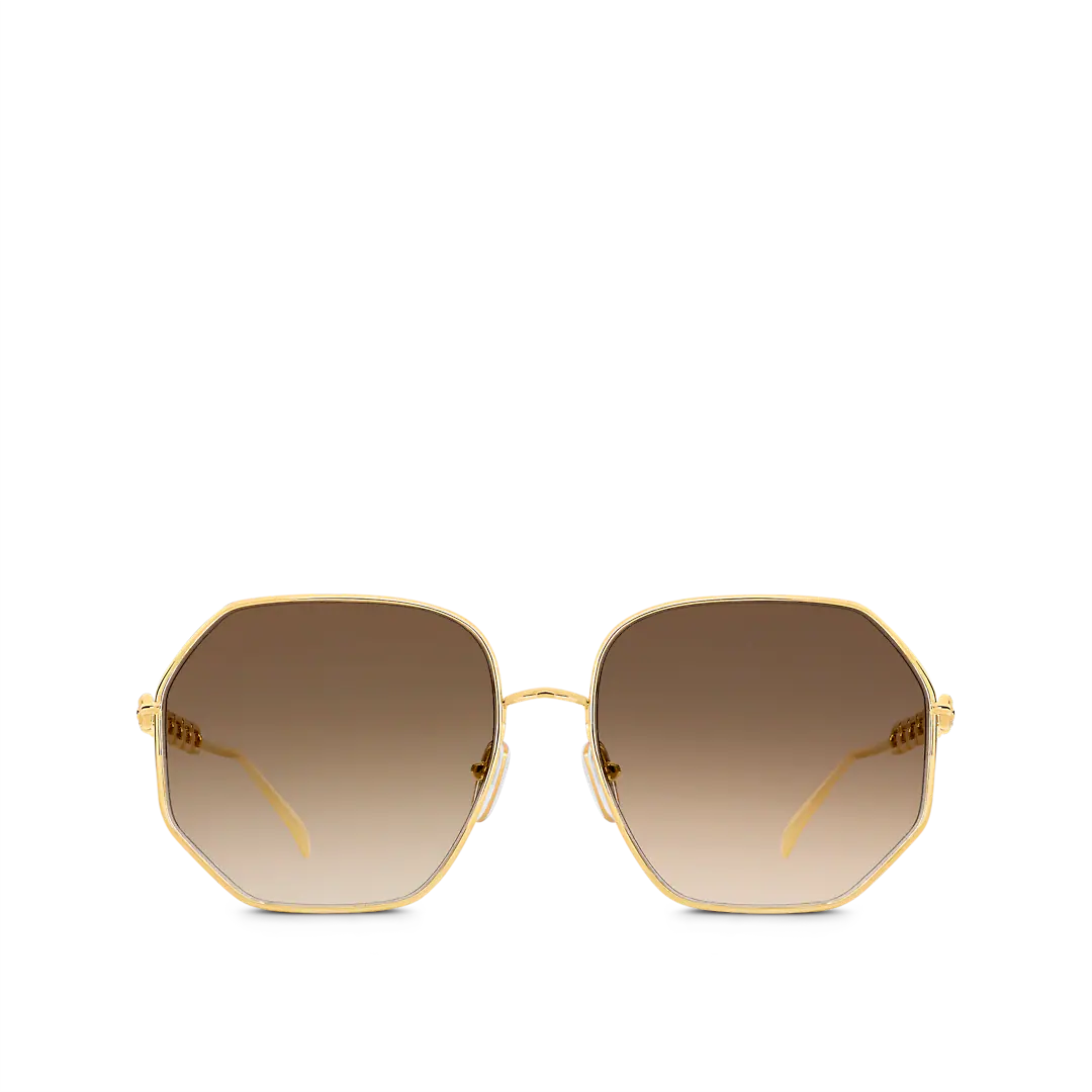 My L Chain Round Sunglasses