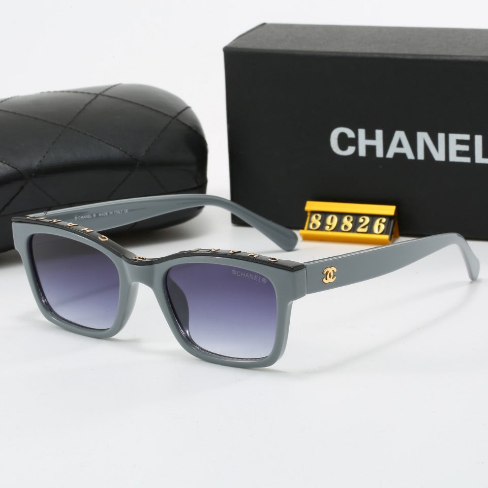 Stylish simple square frame sunglasses 89826